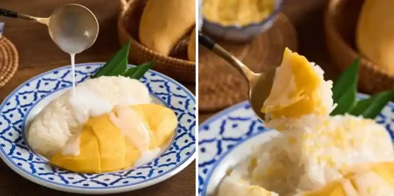 ข้าวเหนียว มะม่วง ใส่ กล่อง